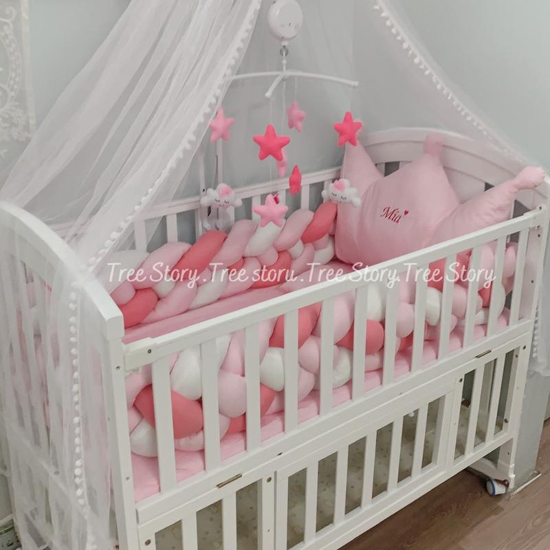 Quây cũi xoắn handmade tết 4 Tree Story, quây sam chặn cũi cho bé
