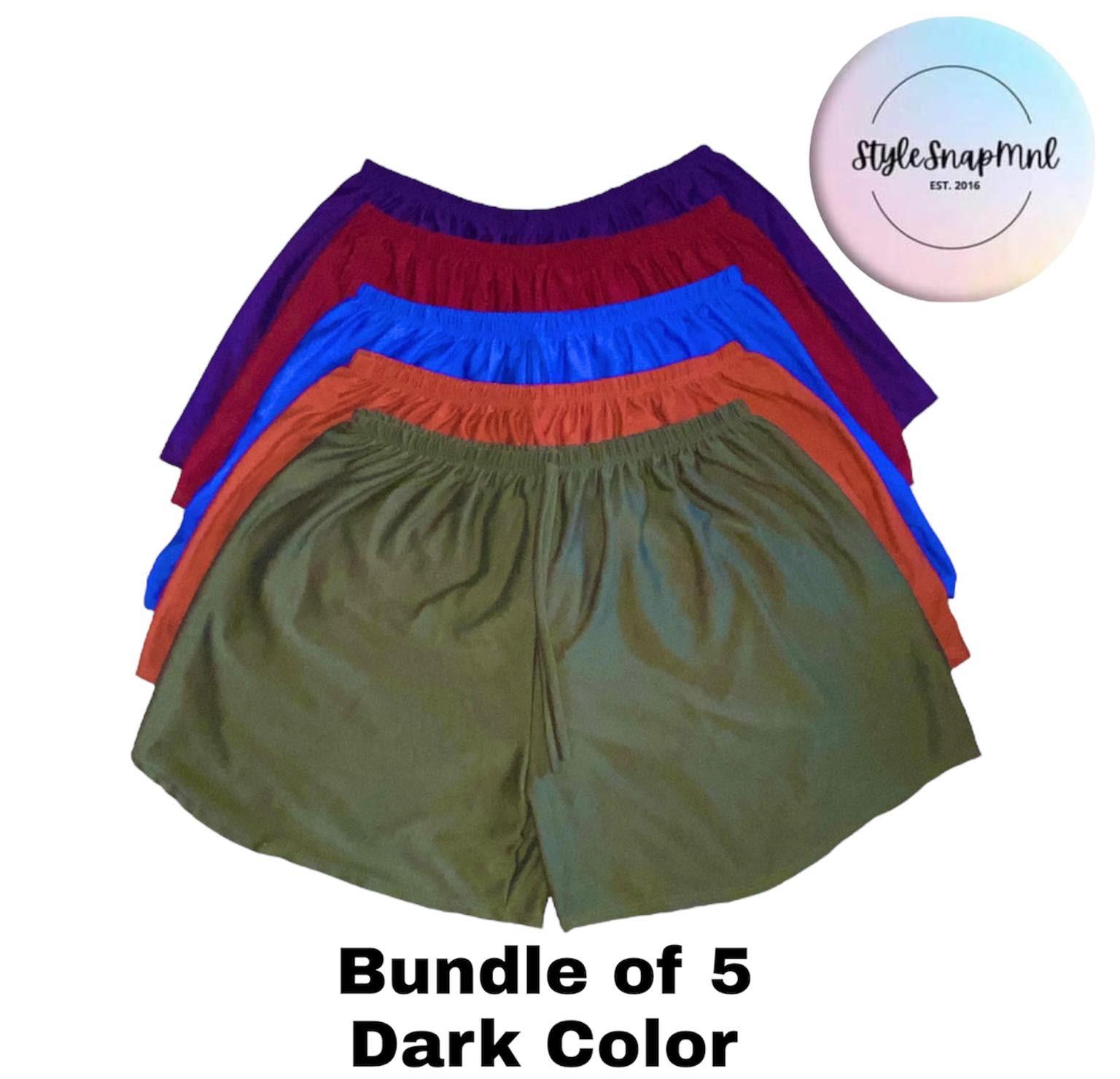 Pantaloncini Candy taglie forti in cotone e spandex (2XL e 3XL) Tessuto Abbigliamento femminile_voghion.com