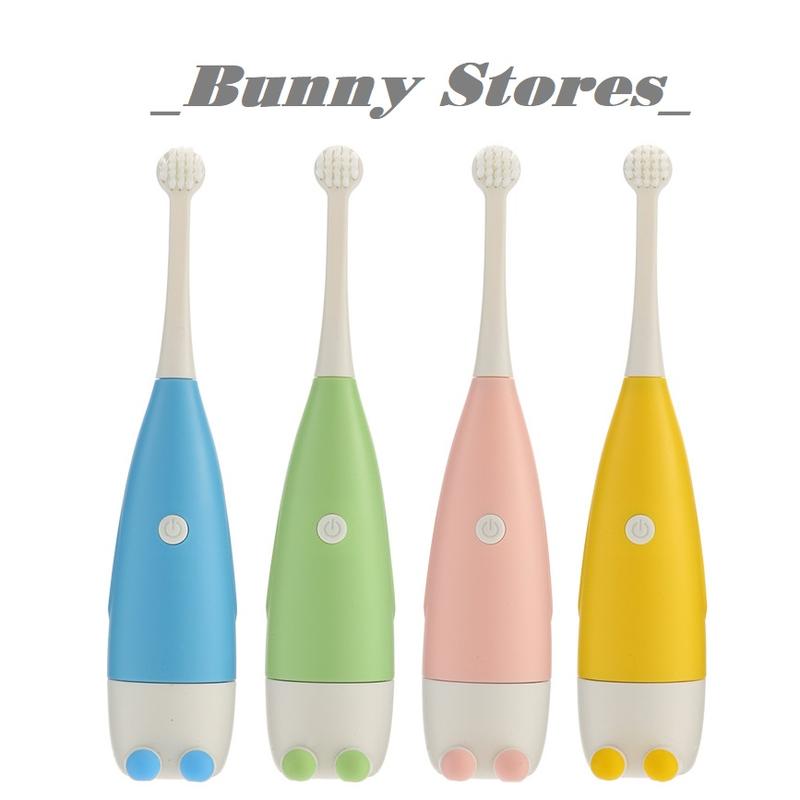 Bàn Chải Điện Cho Bé Focus Kids Sạch Răng Tiện Lợi Chống Nước Máy Đánh Răng Tự Động Cho Bé Tặng đầu thay thế Tặng kèm Pin 5