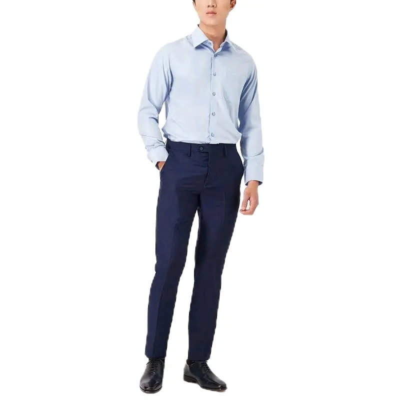 Quần tây nam trung niên, công sở, ống đứng dáng đẹp, màu den, màu xám từ 42-80kg Menswear Kem