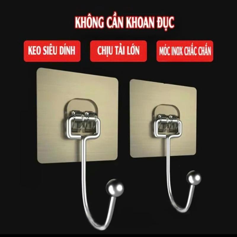 Product Introduction of ( Combo 50) Móc Dán Tường Inox Móc Đơn Treo Dán Tường Nhà Tắm Nhà Bếp Đa Năng Kèm móc treo đồ tiện lợi 10