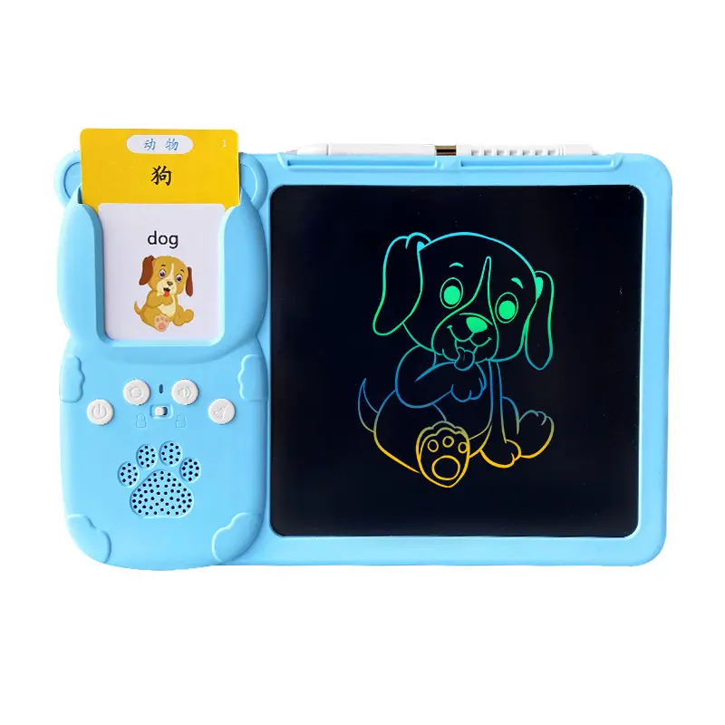 New Children's Educational Early Learning Machine Handwriting Board Flashcard Machine English Words Baby Enlightenment Educational Learning Machine