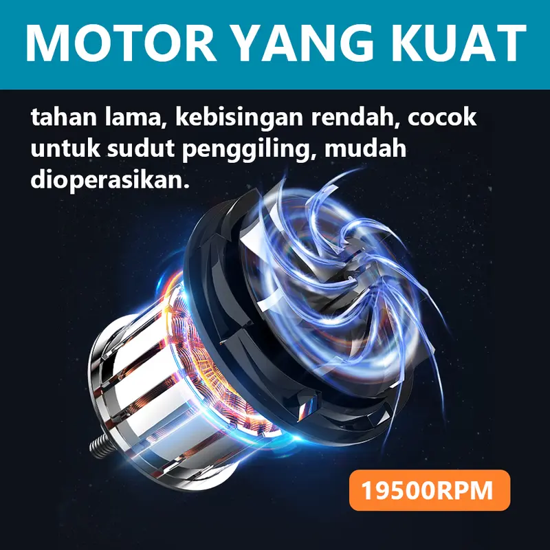 MANSOON Gerinda Sudut Mini 3'' Mesin Gerinda Tangan Alat Pemotong Alat Listrik Penggiling Sudut Nirkabel Angle Grinder 3