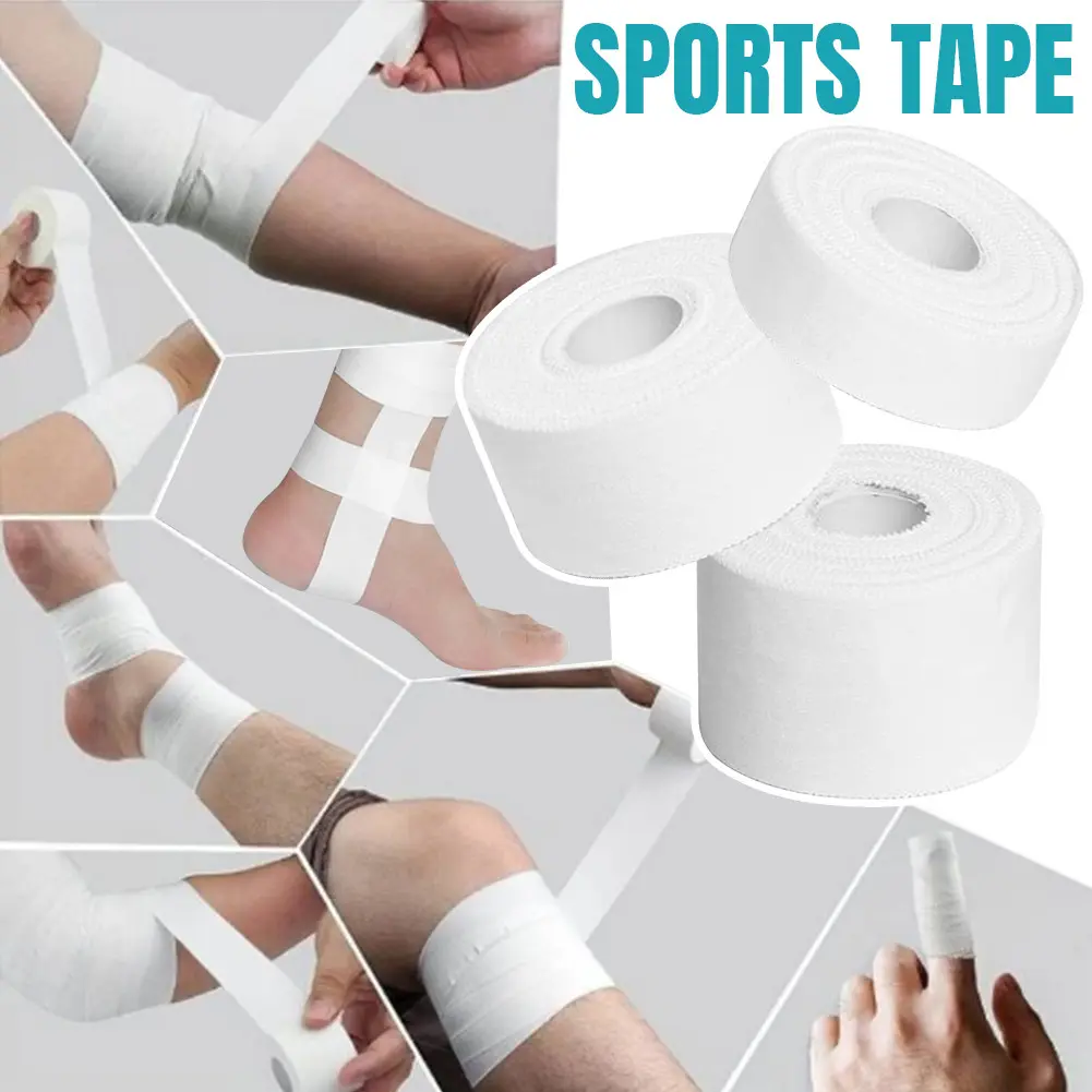 [COD] 10M Sports Tape Perban Pemulihan Pemulihan Diri Membungkus Pita Olahraga Pergelangan Tangan Pergelangan Kaki Bernapas Elastis