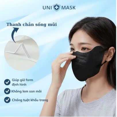 [ UNICARE ] Combo 100 chiếc Khẩu trang 9A UNICARE - Khẩu trang chuyên dụng đi nắng 5 Lớp Mẫu Thời Trang HotTrend