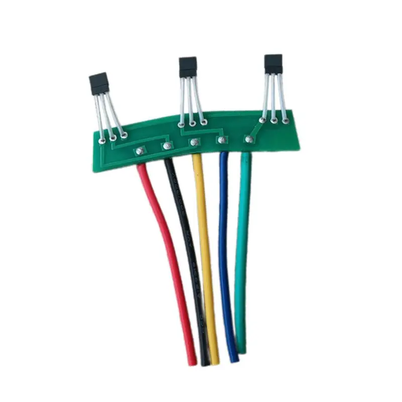 Bảng mạch cảm biến hội trường, Công cụ động cơ xe đạp Điện Cảm biến hiệu ứng hội trường tự làm, Dễ sử dụng với Cáp bảng, 120 độ, Thích hợp cho xe đạp 3