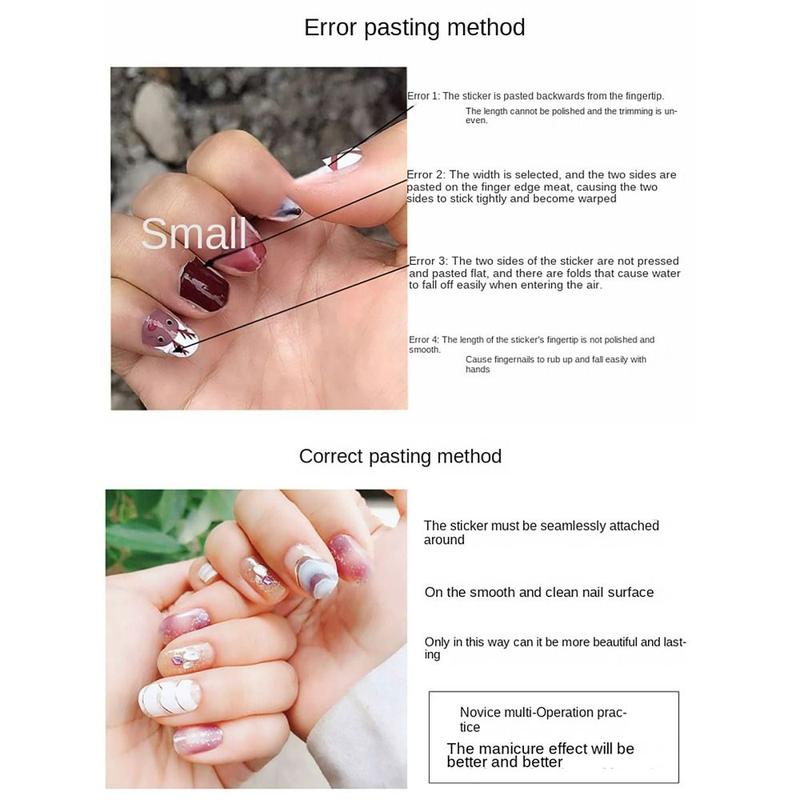 Product Introduction of Waterproof 14Strips Gel Nail Stickers Floristic Semi Cured Nail Patch Full Cover Gel Nail Polish Strips DIY Nail Art Making 14