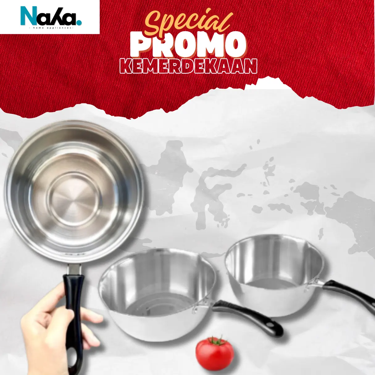 Panci Susu Stainless Pan Mie Dll Paling Murah Kuah Multifungsi