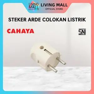 Steker Arde Colokan Listrik Bulat / Merk CAHAYA SC-301