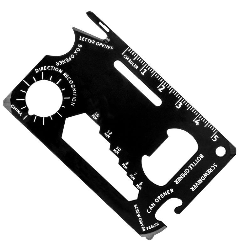 Product Introduction of Multi Tool 46 in 1 Credit Card Size Outdoor Camping Survival Accessories Multipurpose Gear Gadget Tools for Man Portable 35