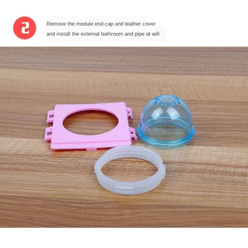 Product Introduction of 8 Pcs/set DIY Hamster Tunnel Toy Pet Sports Training Pipeline Transparent Runway Toy Pet Hamster Game for Small Animal Accessori 9