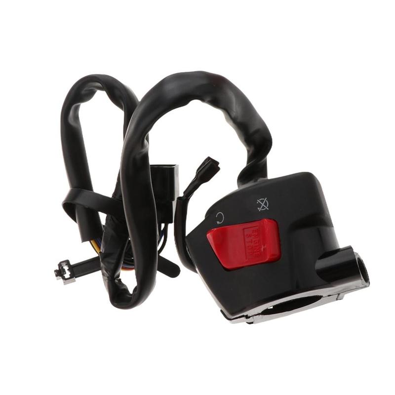 Blocco Comandi Destro Manubrio Con Start/stop/kill Per Suzuki Bandit 1200/600 E ATV, Nero