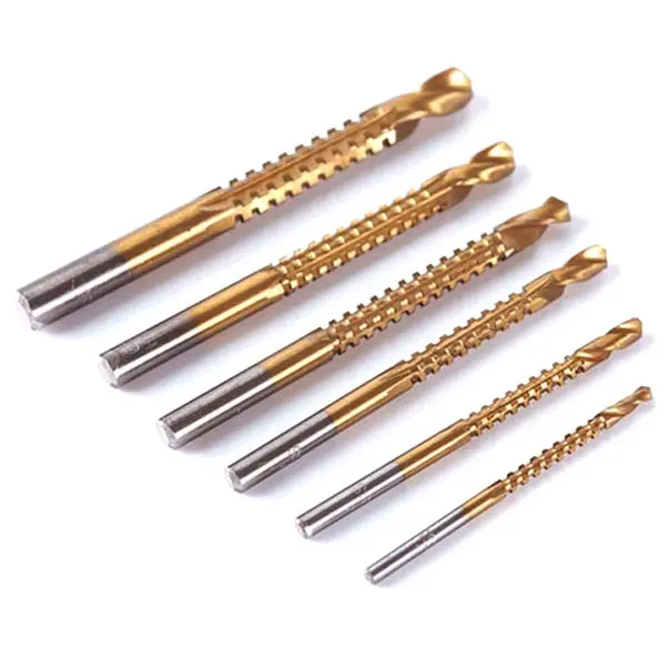 Mata Bor Power Drill Set 6 PCS HSS Steel Multifungsi Potong Gergaji Kayu Plastik Besi 2