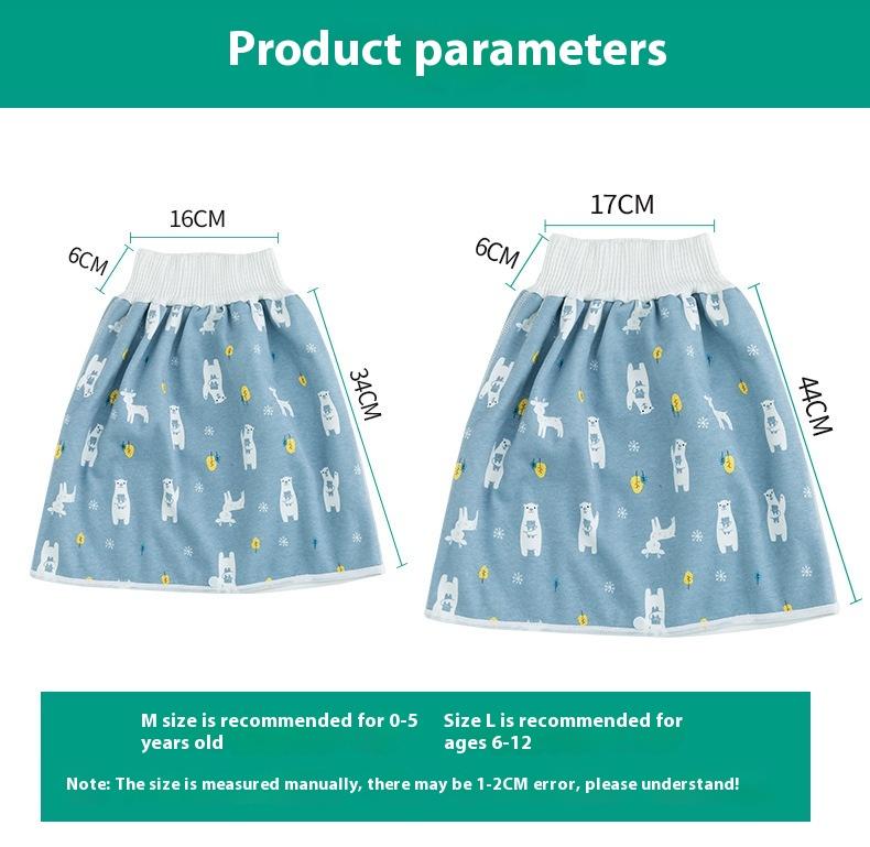 Product Introduction of Vòng Váy Chống Thấm Nước, Dành Cho Tã Trẻ Em Bé Tập Luyện Quần, Chống Rò Rỉ Chống Thấm Nước, Có Túi, Thích Hợp Cho Bé Và Trẻ Em, Chức Năng Tiểu Ban Đêm, Dụng Cụ Hữu Ích 8