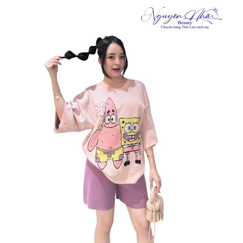 Bộ ngắn và dài ploypa thái lan chính hãng cho nữ - Women Nhung Áo Top Voi 0