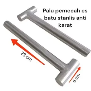 Palu Es Batu Stainless Stenlis Stainlis Alat Penutuk Es