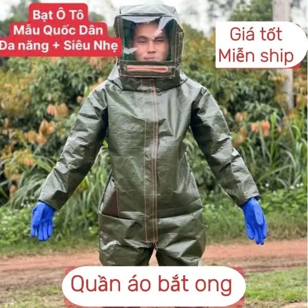 Bộ Quần Áo Bắt Ong Rừng - Quần Áo Bắt Ong Bạt Việt.