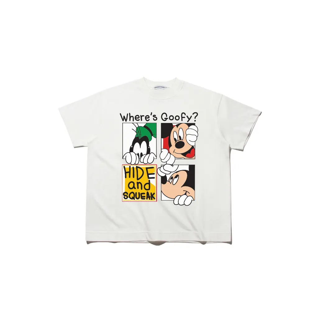 Áo thun tay lỡ unisex nam nữ áo thun GOOFY cotton form rộng oversize 250gsm vải đã qua xử lý co rút