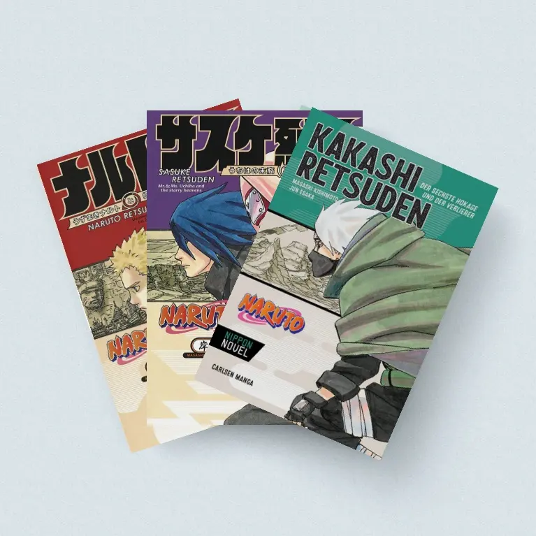 (Eng & Indo) Light Novel NARUTO Retsuden, SASUKE Retsuden, KAKASHI ...