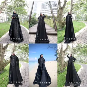 Amelia syar'i dress set hijab trevana originalCOD dress gamis terbaru murah mewah elegan
