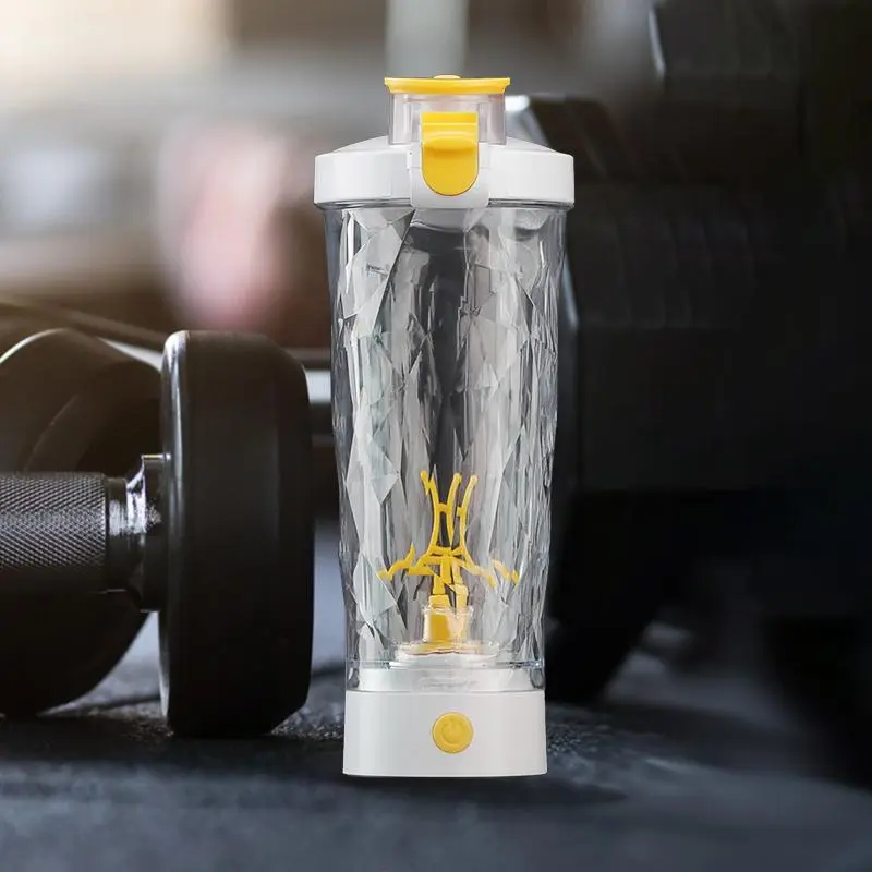 Electric Shaker Bottle, 1 Count Portable Protein Shaker Bottle, USB Rechargeable Blender Water Bottle for Home Office Gym Gift 7