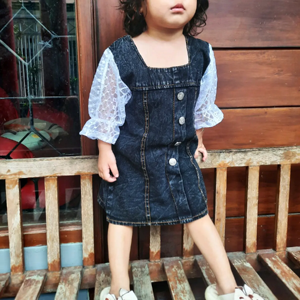 dress jeans corak hitam