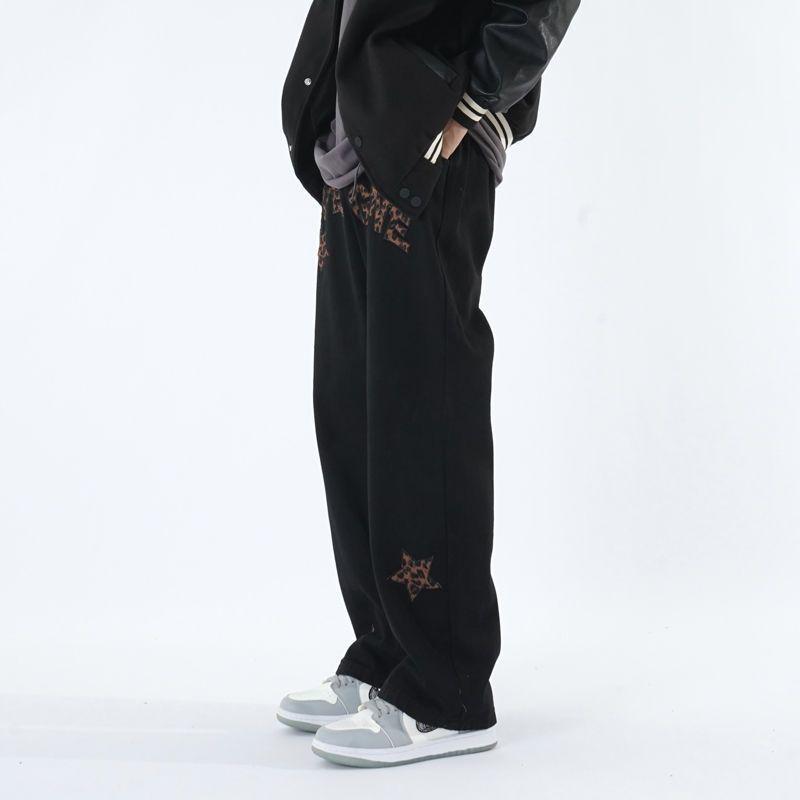 Product Introduction of Quần Dài Nam Maillard Thể Thao, Thương Hiệu Thời Trang Đường Phố Cao Cấp Mỹ, In Chữ, Phong Cách Hip Hop, Ống Rộng, Dáng Suông, Ống Đứng, Bộ Sưu Tập Xuân / Hè 2024 Menswear Lưng Cao Pants 13