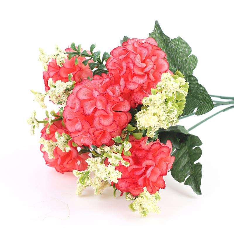Product Introduction of 1 Bouquet 5 Heads Hydrangea Silk Flower Artificial Flower Holding Flowers Decor 31