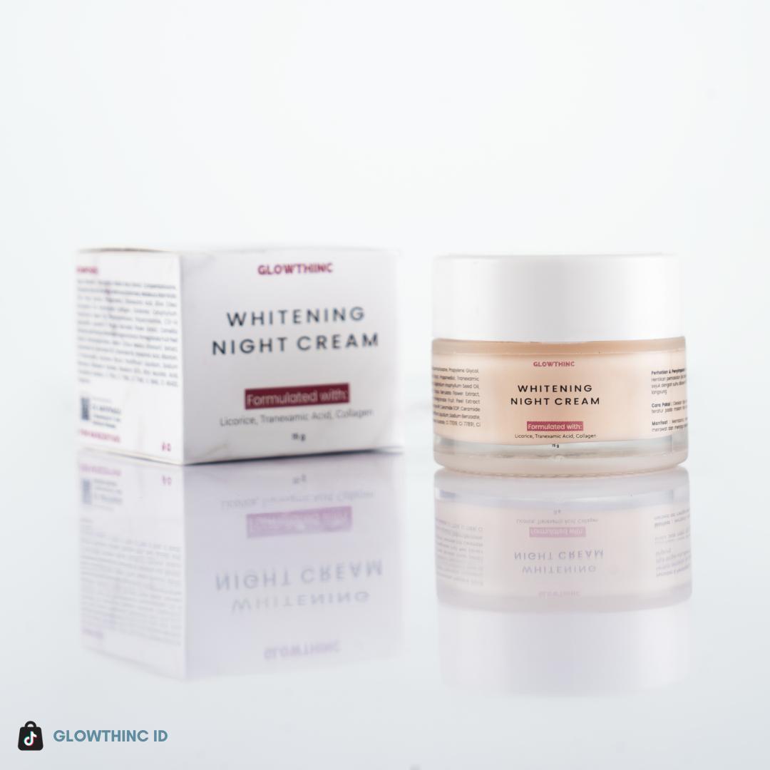 Glowthinc Whitening Night Cream Pencerah Wajah
