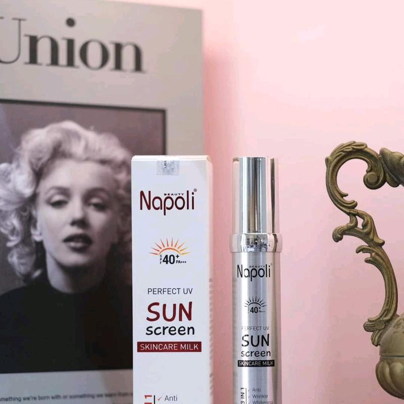 kem chống Nắng Phân tử Nước Napoli -   Nắng Napoli SPF40+PA+++ Dành Cho Da Mặt Sun Cream Skincare Sunscreen Chăm Sóc Da Làm Đẹp Da Nữ Dưỡng Ẩm Da Hải Âu Việt 2