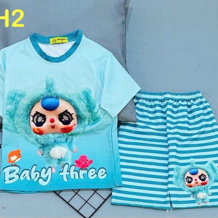 MÃ A36 tay ngắn quần ngố   bé gái  TỪ 12kg-45kg CHẤT THUN LẠNH CO GIÃN BỐN CHIỀU 1