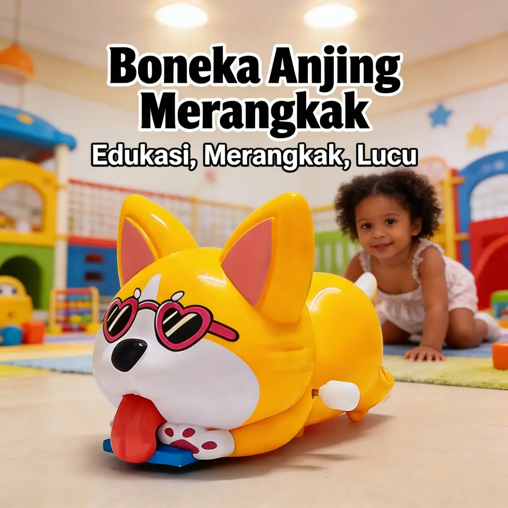 Mainan TikTok Trending! Ayunan Anjing & Babi untuk Bayi, Membangun Kecerdasan Motor Halus, UK 0-3T, Ideal dari Newborn sampai Balita