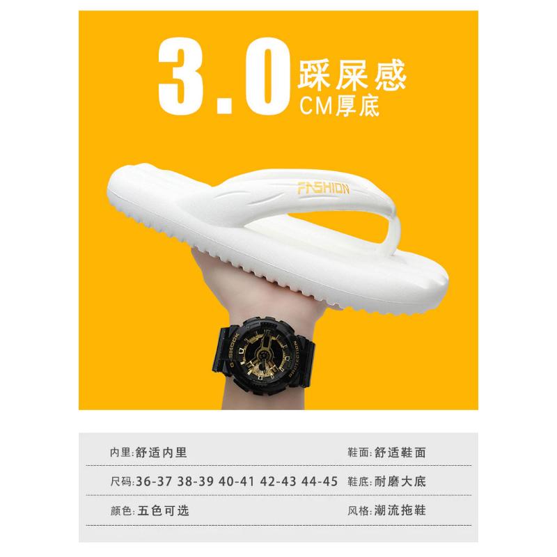 Product Introduction of Men Wear 2024 Hot Super Soft Thick Sole Anti-slip Anti-odor Lightweight Outdoor Home Clip-on Slippers 17