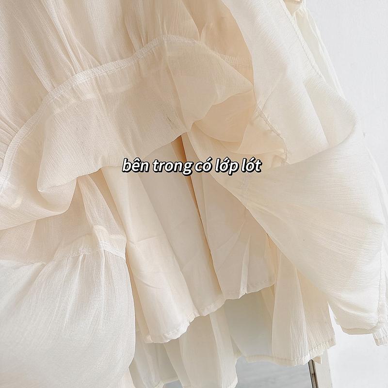 Product Introduction of Chân váy voan tầng viền bèo to, với nhiều màu xinh 5