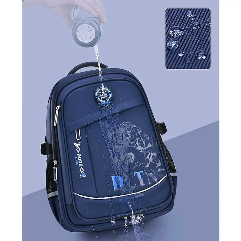 BC1040 - Tas Sekolah Motif T-REX Anak Anti Air/Ransel Sekolah Model KULKAS IMPORT/Tas Punggung Tahan Air SD SMP SMA/Backpack Anak Laki-laki 7