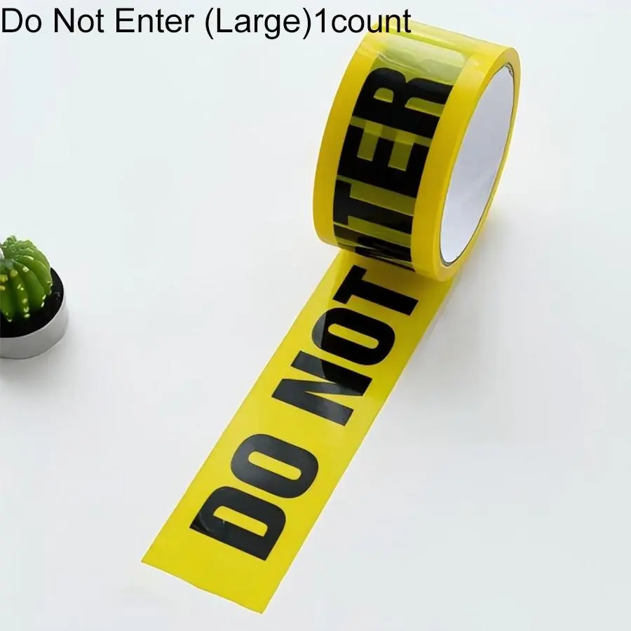 Caution Tape, 1 Roll Letter Pattern Road Tape, Construction Tape, Warning Tape, Gift Packaging Supplies for Birthday Party, Party Activities Supplies