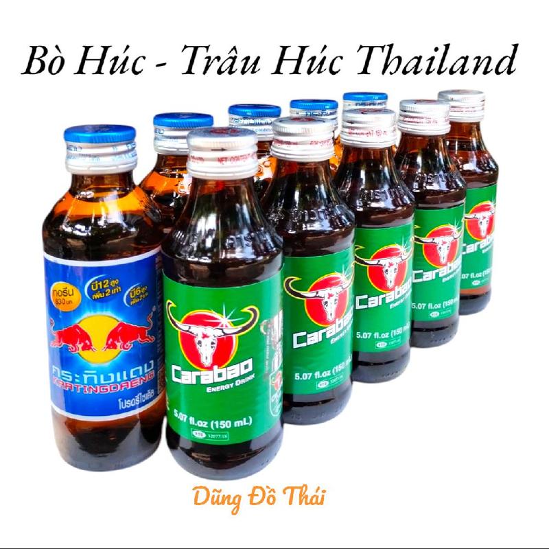 Lốc 10 Chai Nước Tăng Lực Bò Húc - Trâu Húc Thailand 150ml