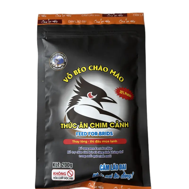 3 Gói Cám Thức Ăn Cho Chim Chào Mào Vỗ Béo Lão Đại Thay Lông Và Thi Đấu Thương Hiệu Lão Đại 1