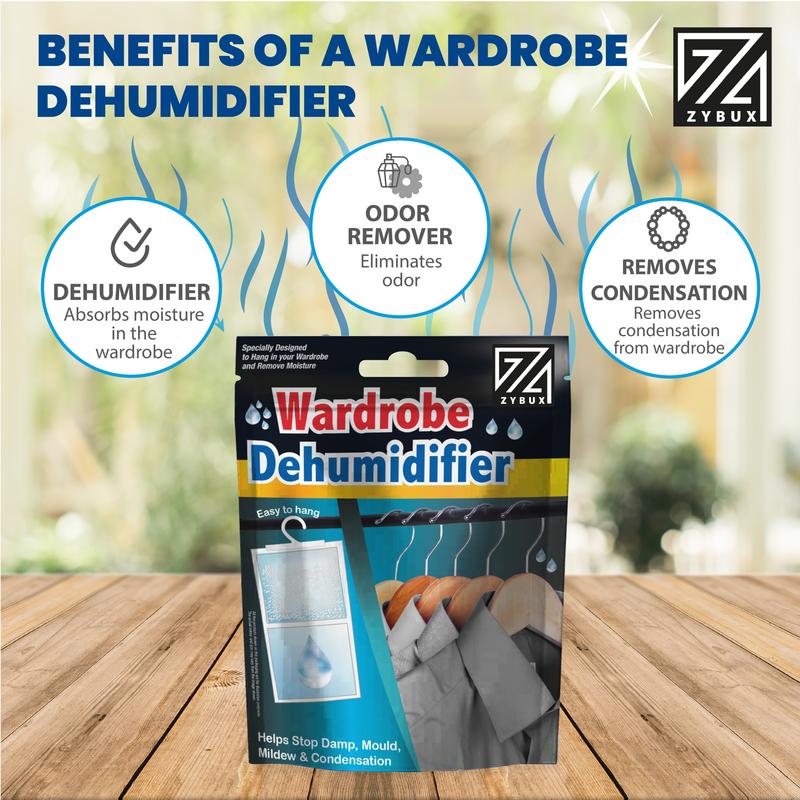 5/10/15/20 Interior Dehumidifier 500ml - for Effective Reduction of Condensation, Mildew and Damp from cupboards, wardrobes, caravans, Boats and Vehicles | Gifts for Christmas 5