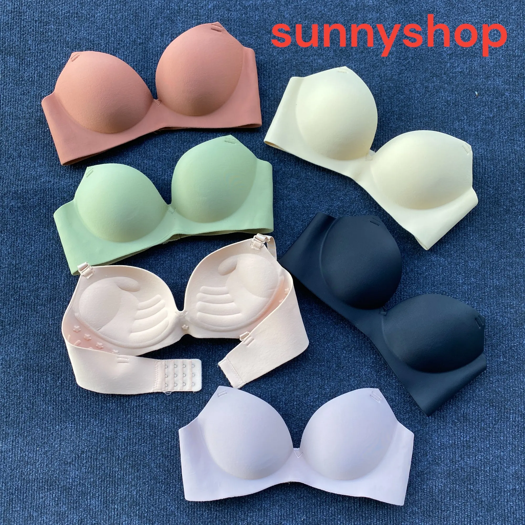 Combo 3 áo lót su trơn, kiểu dáng Basic Aó lót Nữ mềm đệm bàn tay 3 phân ( Mã 204) Bra Women