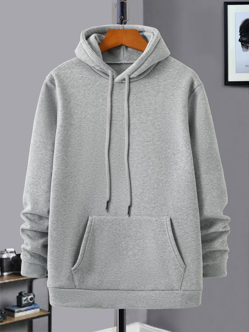 Product Introduction of Unisex's Cross Print Thermal Lined Hoodie, Casual Regular Fit Long Sleeve Hooded Sweatshirt for Fall & Winter, Men's Top for Daily Wear 5