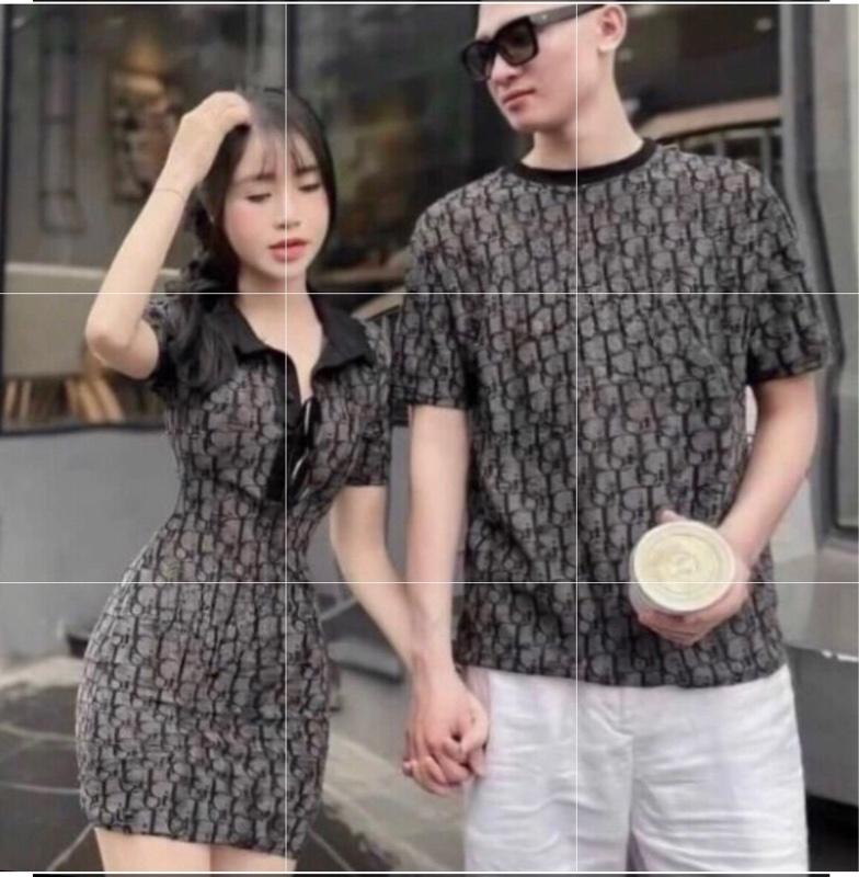 Product Introduction of Set đồ đôi cotton xước (gồm áo nam dưới 70 kg + váy nữ dưới 58 kg) 21