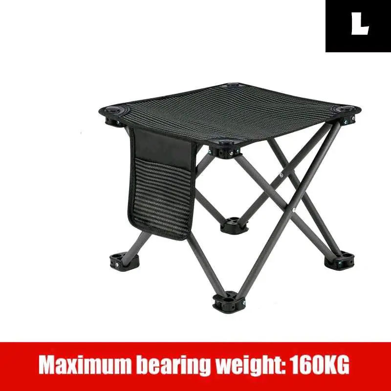 AEF Kursi Lipat Portable Memancing Outdoor Camping 32x32x34CM - A149 2