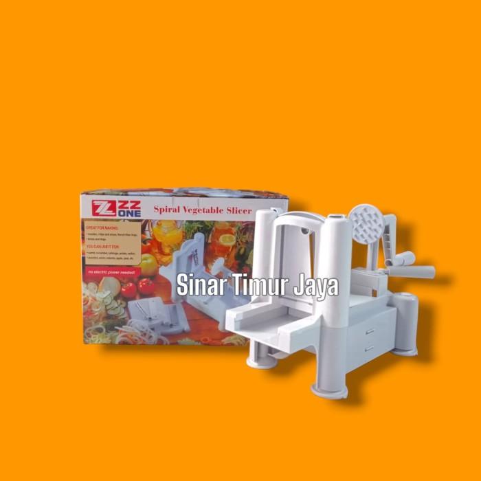 Viral! Alat Pemotong Buah Sayur Parutan Serba Guna Spiral Vegetable Slicer 0