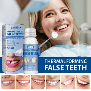 EELHOE Malleable Dental Gel (30ml Box) Film And Television Makeup Denture Modification Temporary Dental Filling Gel For Filling Cavities And Gaps Between Teeth