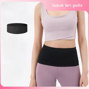 Running Belt Lycra Anti Keringat - Sabuk Pinggang Elastis Untuk Lari, Jogging, Gym, Cocok Untuk Pria Dan Wanita