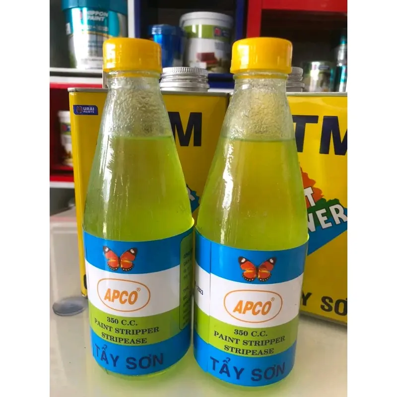 Chai Dung dịch tẩy sơn APCO 350CC chuyên dụng - Làm Sạch 6