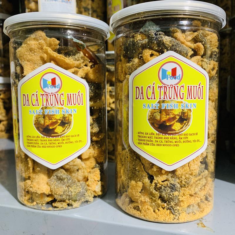 Da Cá Lắc Trứng Muối -  Giòn Ngon Đậm Vị - Ăn Vặt Ngon