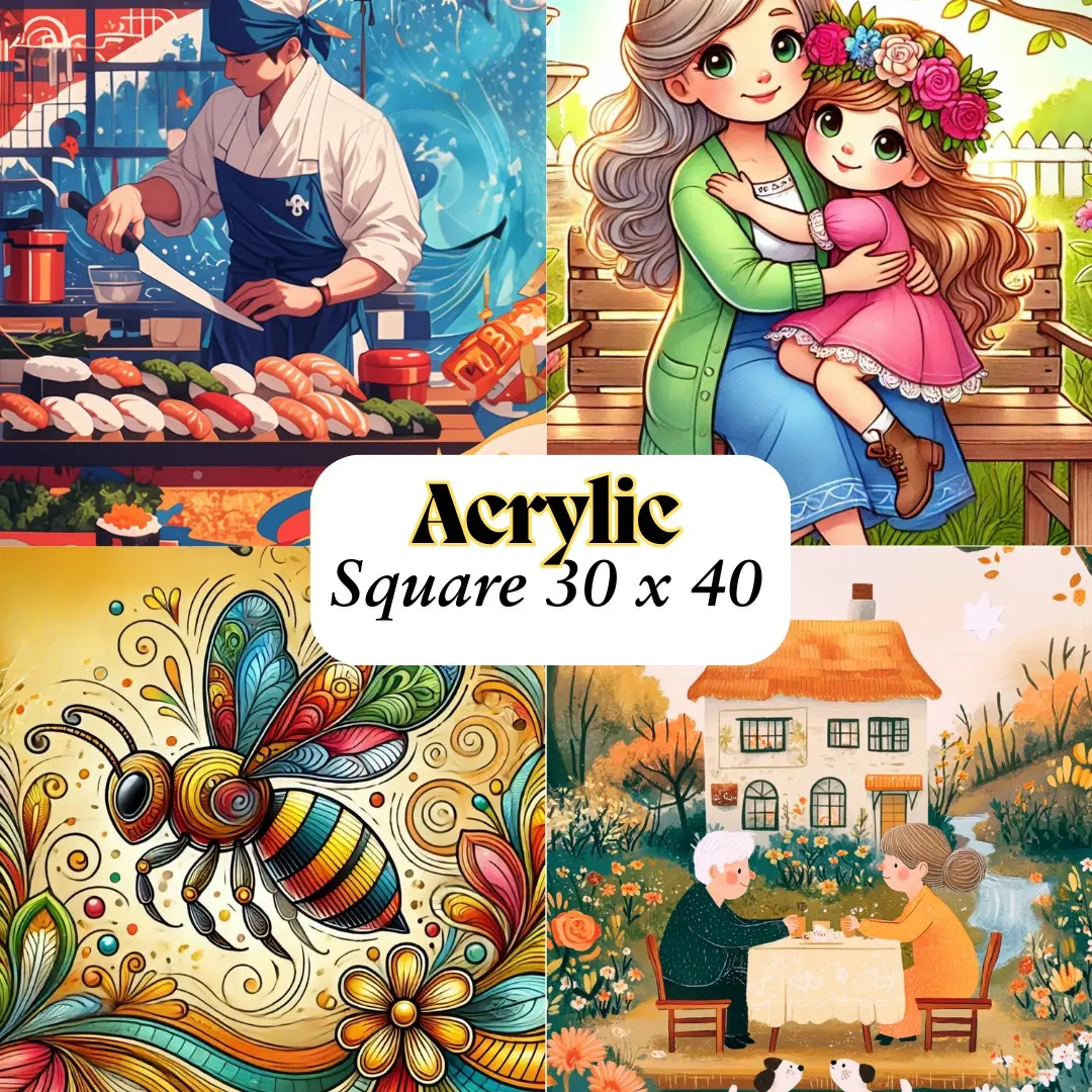 [Boobiyo] Diamond Painting Square / Kotak 30x40 No Frame