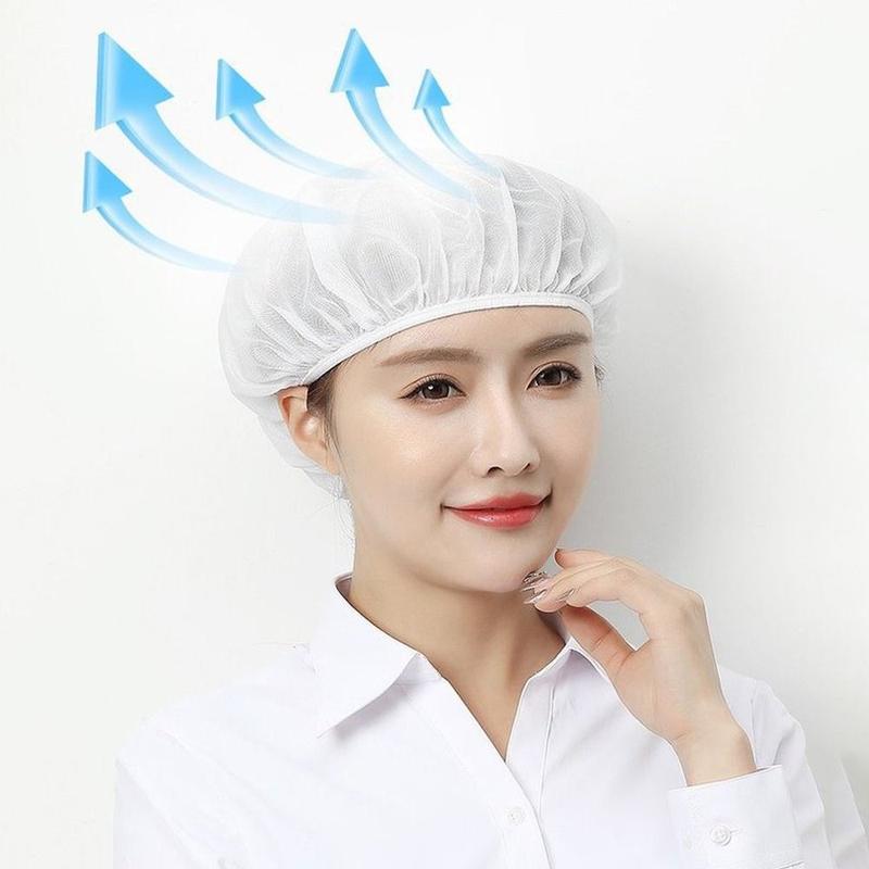 Product Introduction of Mũ làm việc lưới thoáng khí, phụ kiện nấu ăn, lưới tóc vệ sinh, mũ vệ sinh nấu ăn, thích hợp để mặc làm việc, mũ phục vụ thực phẩm, lý tưởng cho khách sạn và nhà hàng 11